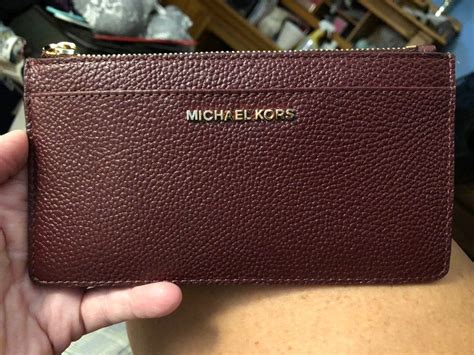 michael kors burgundy wallet